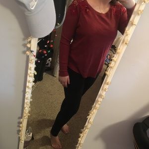 BOGO FREE Red Long Sleeve American Eagle shirt